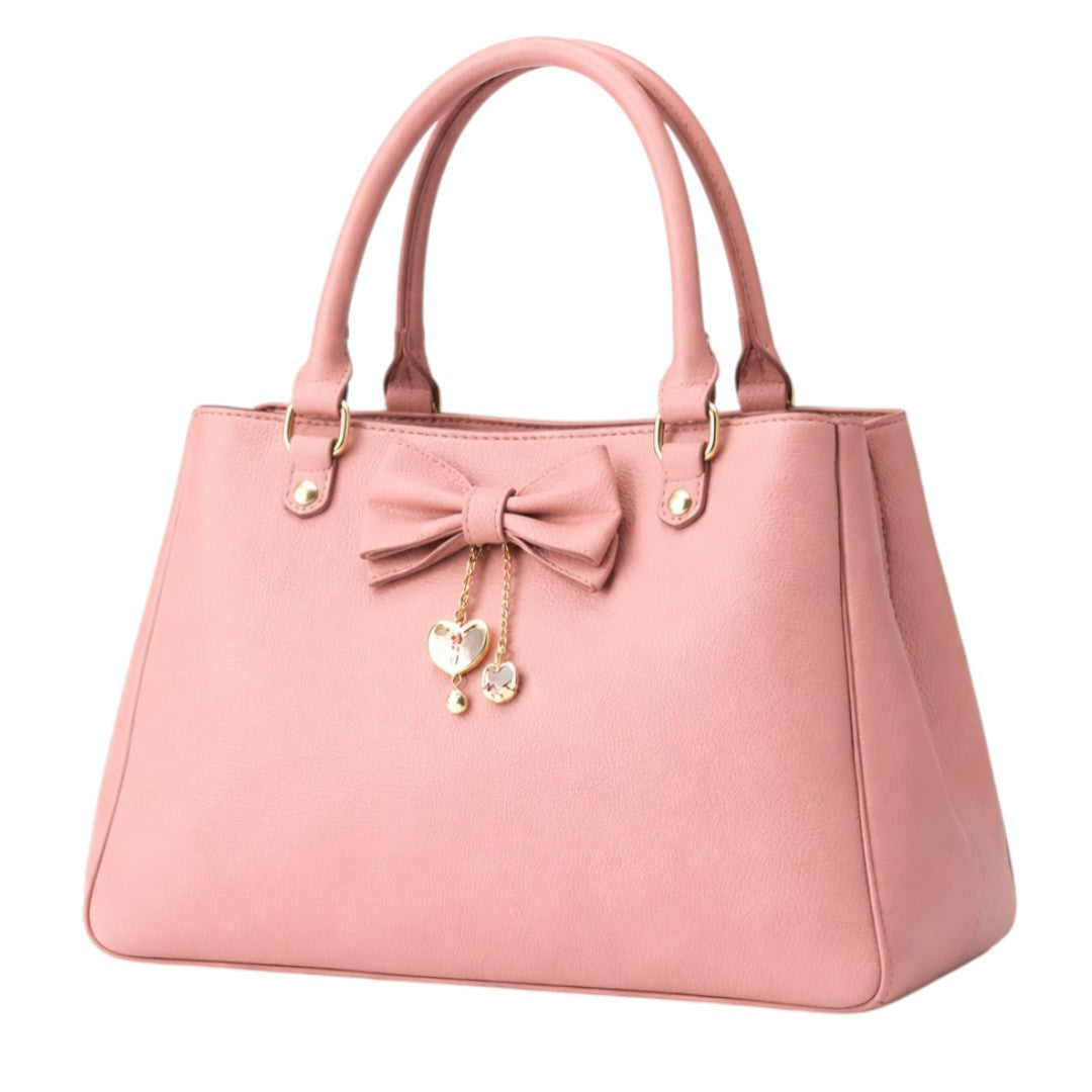 Tuxzen Women's Light Beige Leather Handbag Stylish