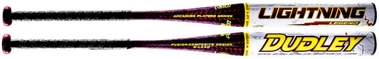 Dudley Lightning Legend LLESP12 34/27 Slowpitch Softball Bat, Fusion Composite, 12锟芥�锟斤拷 Barrel, End-Loaded, SSUSA Approved