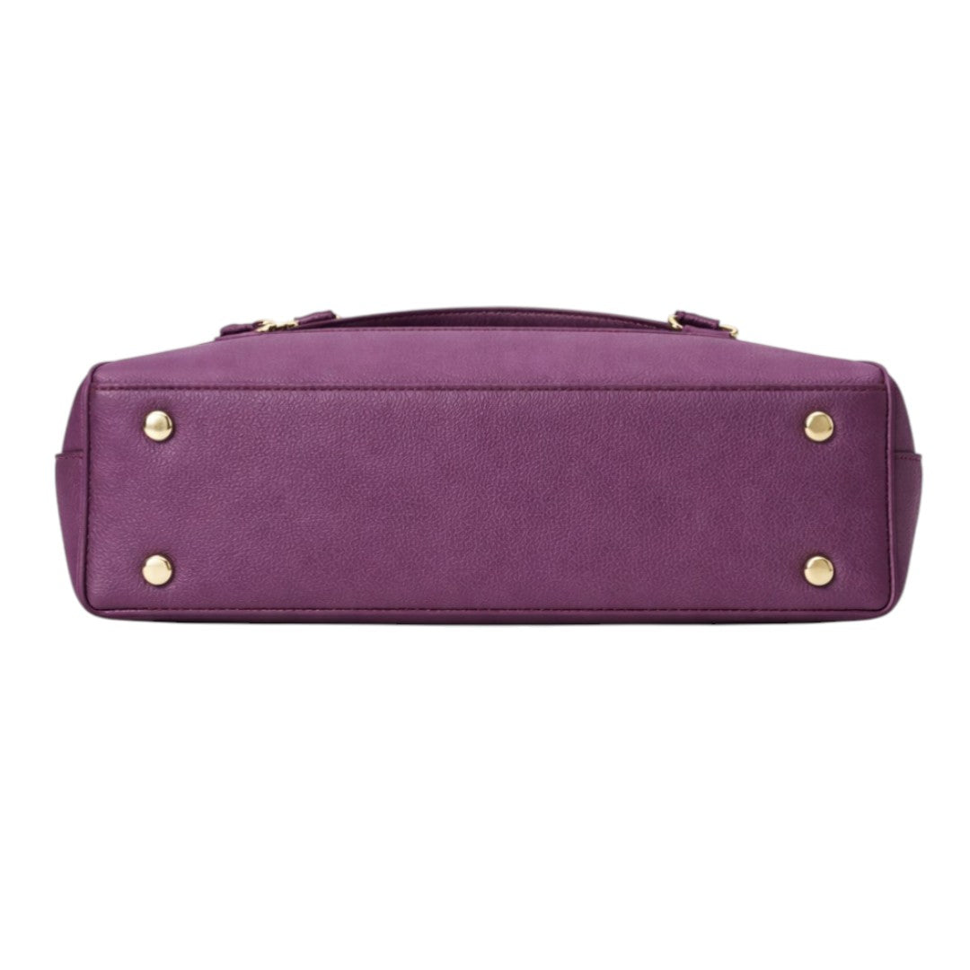 Tuxzen Women's Purple PU Leather Shoulder Bag – Elegant Look