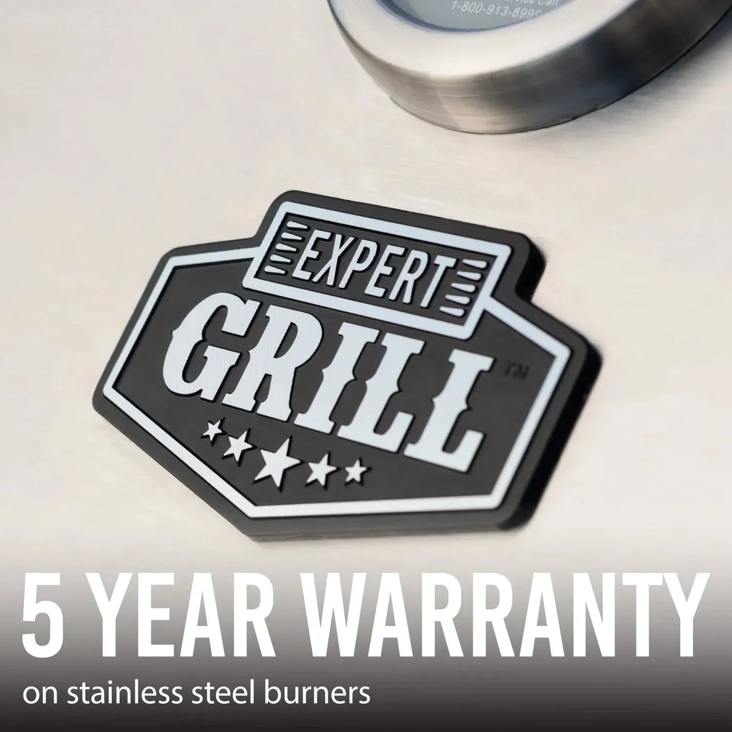 Expert Grill 5-Burner Propane Gas Grill with Side Burner